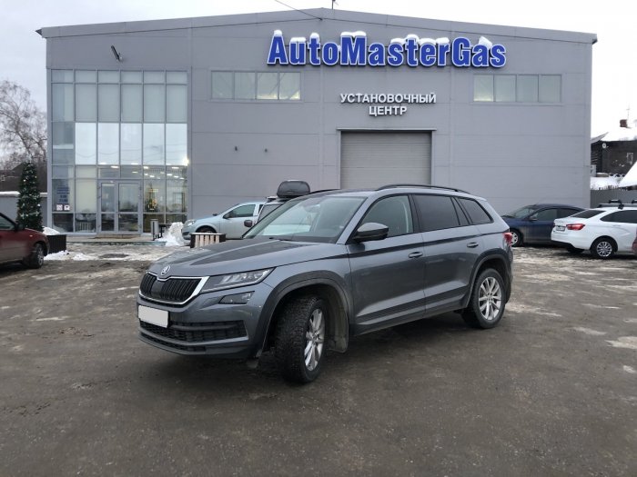 ГБО 4 поколения на Skoda Kodiaq 2020г., пропан ALEX (Польша), двигатель 2.0л, 4 цилиндра