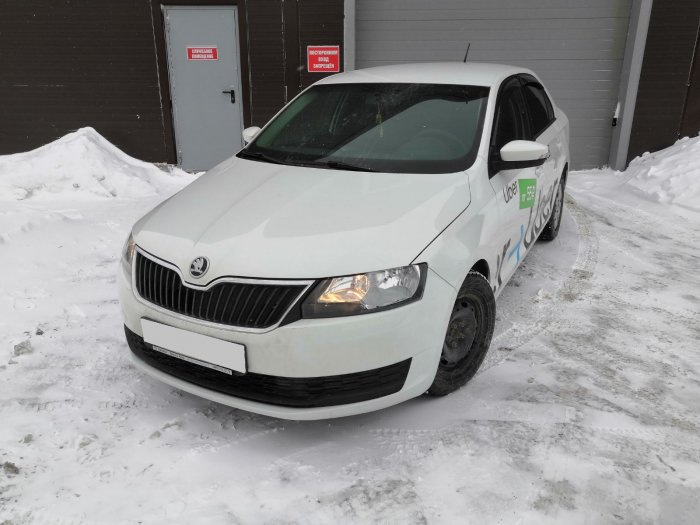 Установка ГБО 4 поколения на Skoda Rapid 2018г., пропан LANDI RENZO (Италия), двигатель 1.6л. 4 цилиндра