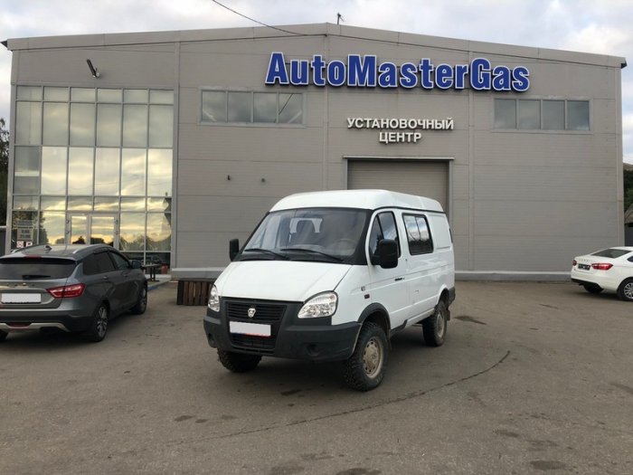 Установка ГБО на ГАЗ 27527 Соболь 2021 г., ГБО 4 поколения, пропан LANDI RENZO (Италия), двигатель 2.7л. 4 цилиндра