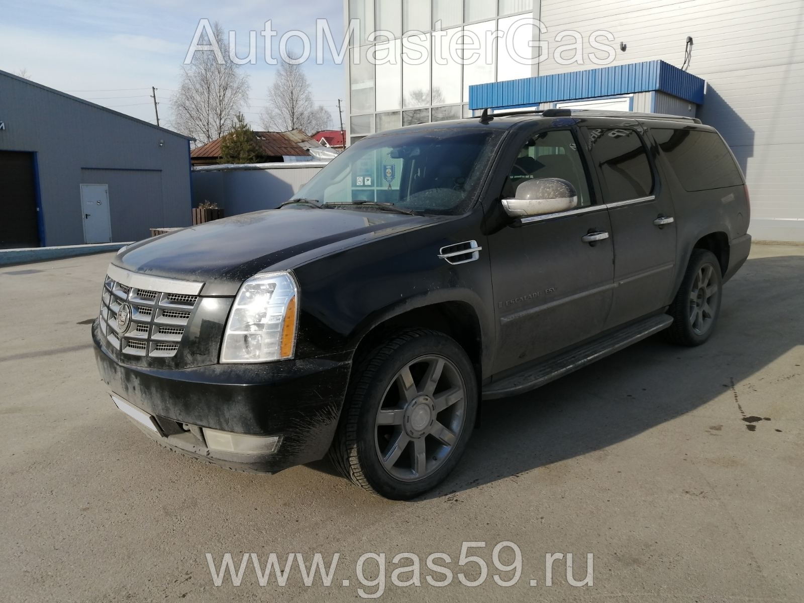 Установка ГБО на Cadillac Escalade 2006г., ГБО 4 поколения, пропан LANDIRENZO (Италия), двигатель 6.2л. 8 цилиндров