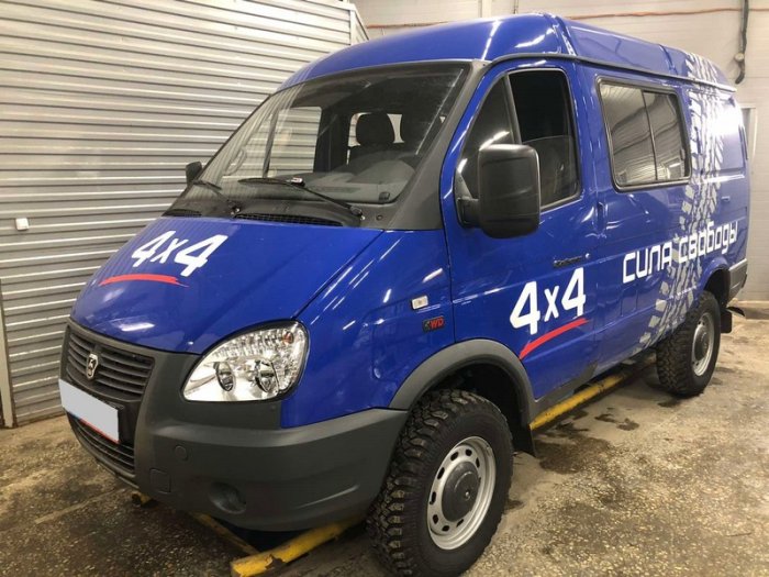 Установка ГБО на ГАЗ 27527 Соболь 2022 г., ГБО 4 поколения, пропан LANDI RENZO (Италия), двигатель 2.9л. 4 цилиндра